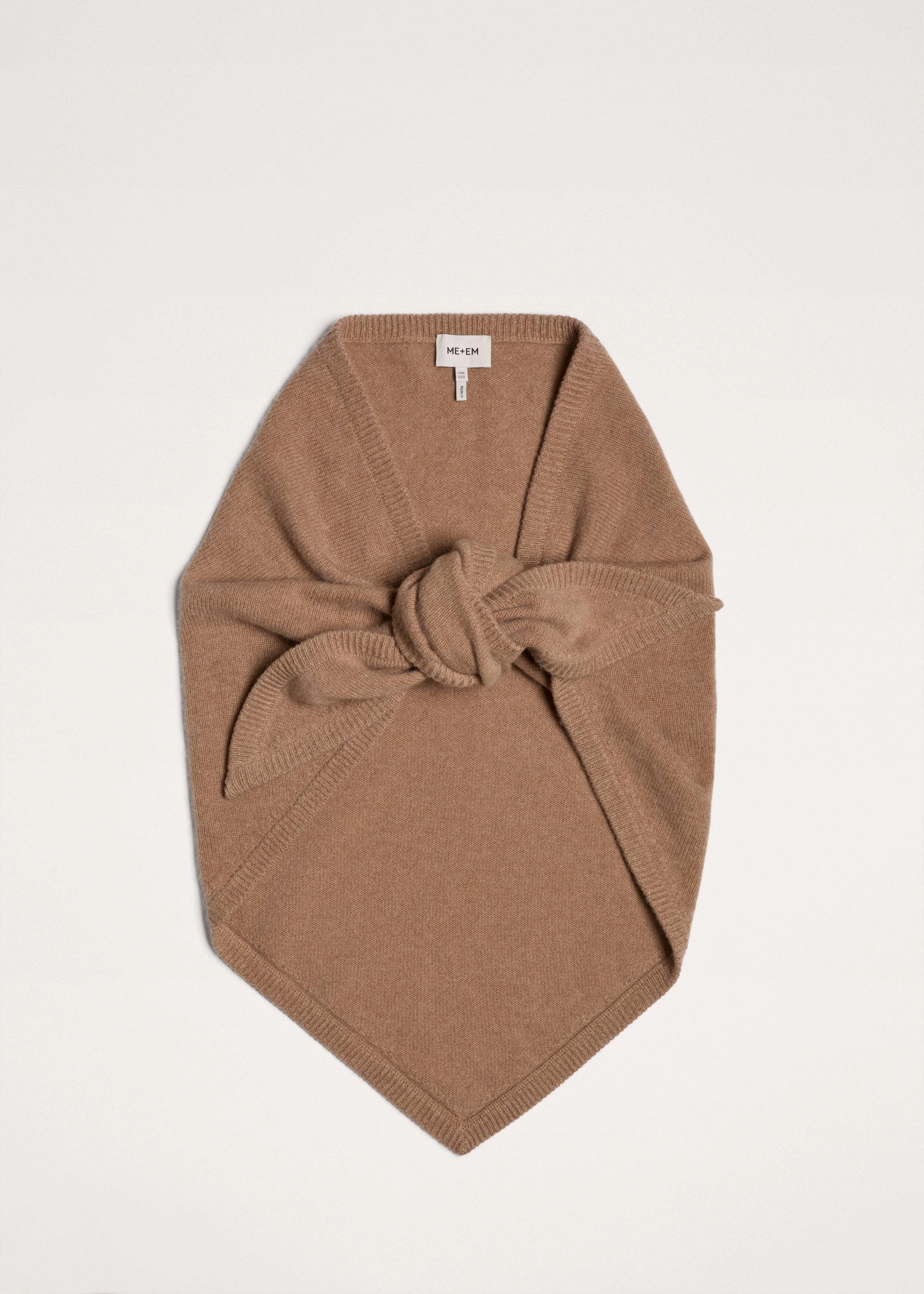 Triangle Knit Scarf - 1