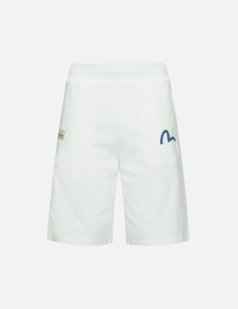 TAIKO DARUMA PRINT SWEAT SHORTS 1