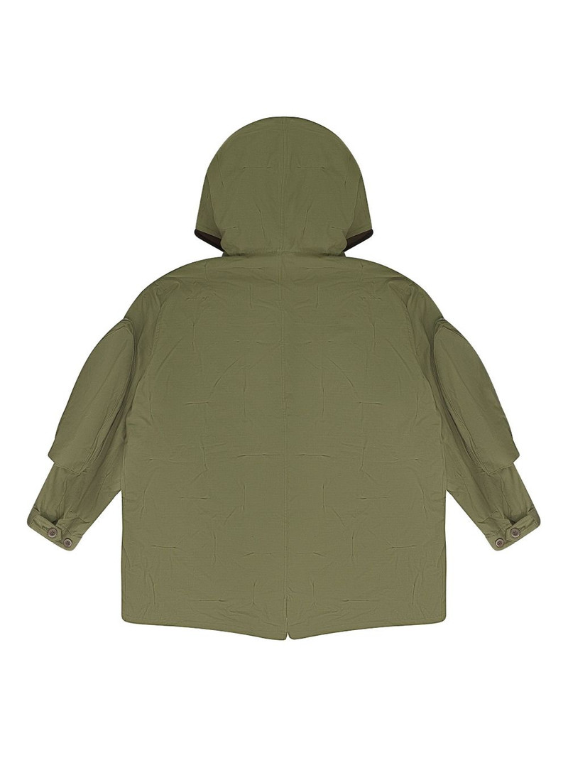 WHO DECIDES WAR window-pocket parka outlook