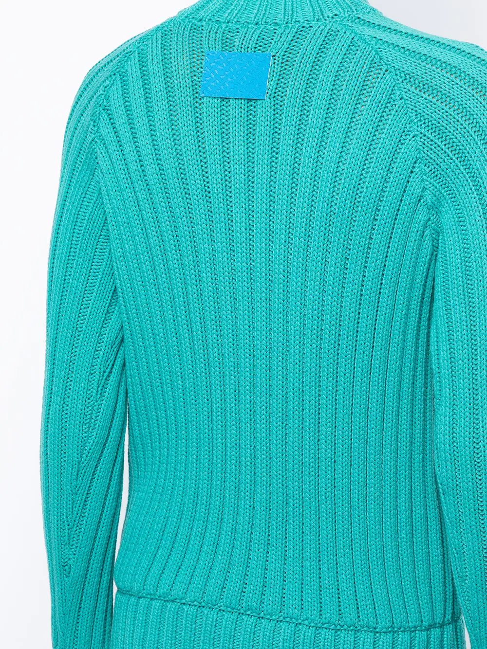 ribbed-knit raglan jumper - 5