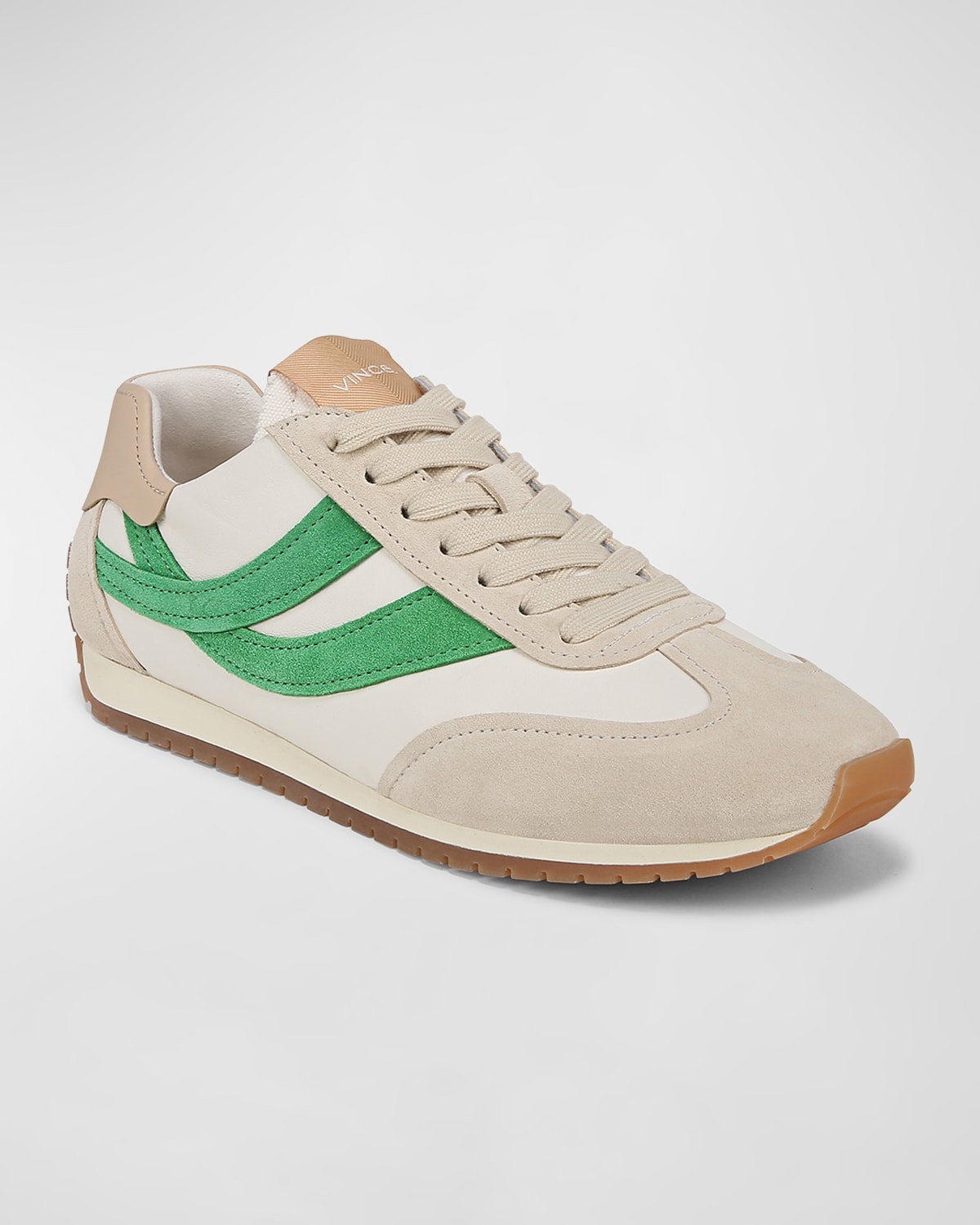 Oasis Mixed Leather Retro Sneakers - 2