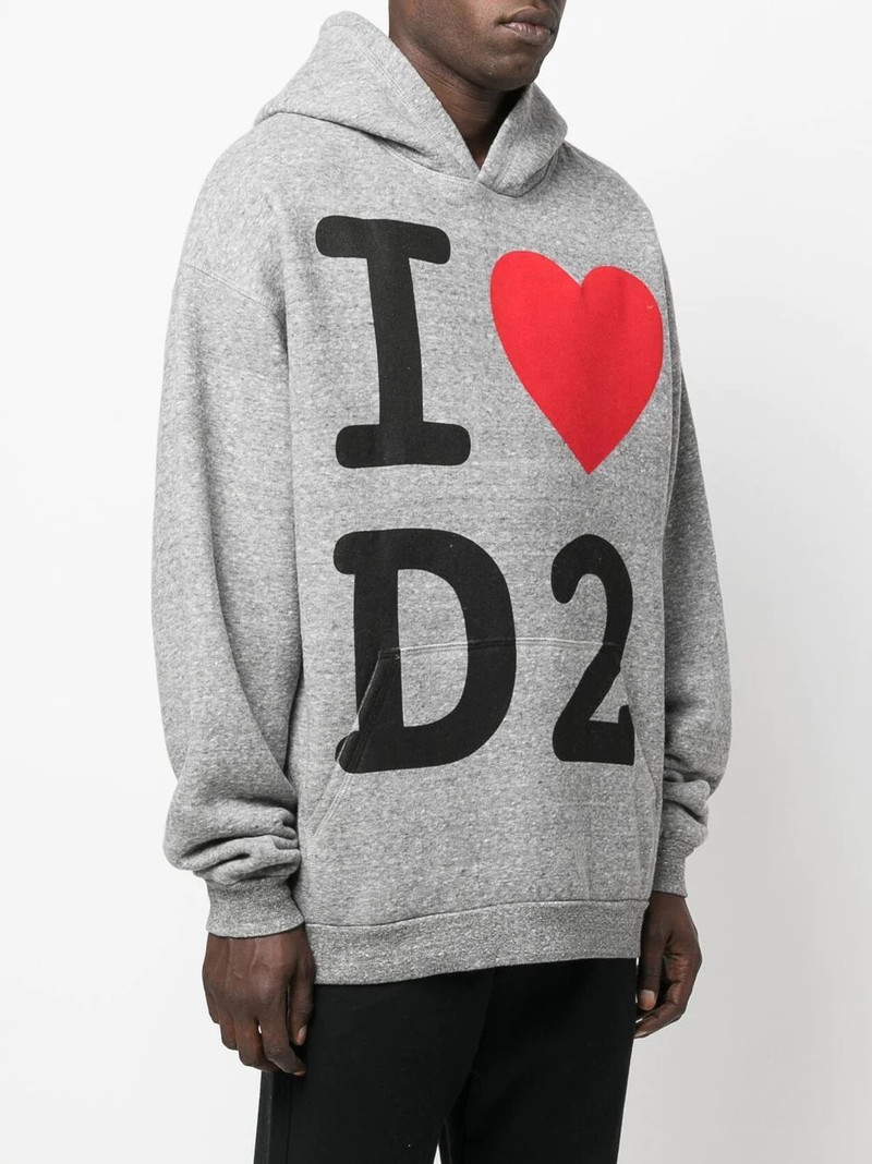 graphic-print cotton hoodie 3