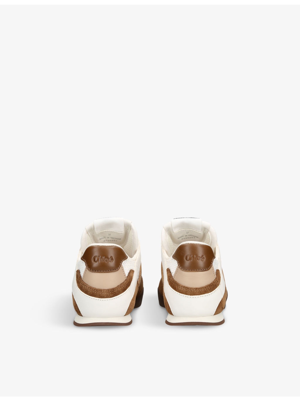 Kick brand-patch low-top suede trainers - 4
