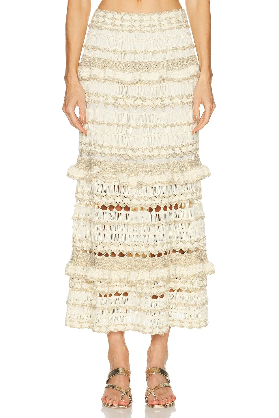 Wanderlust Crochet Midi Skirt - 1