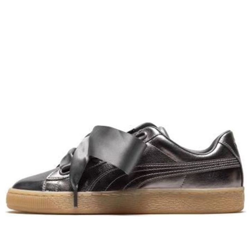 (WMNS) PUMA Basket Heart Luxe 366730-01 - 1