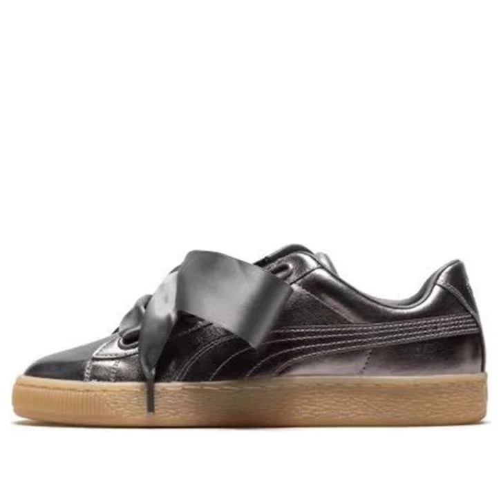 (WMNS) PUMA Basket Heart Luxe 366730-01 - 1