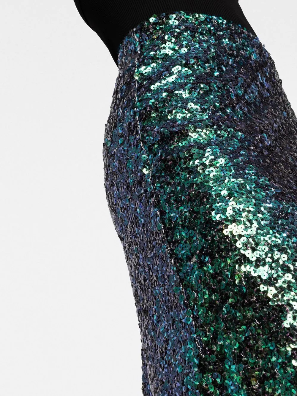 sequin A-line midi skirt - 3