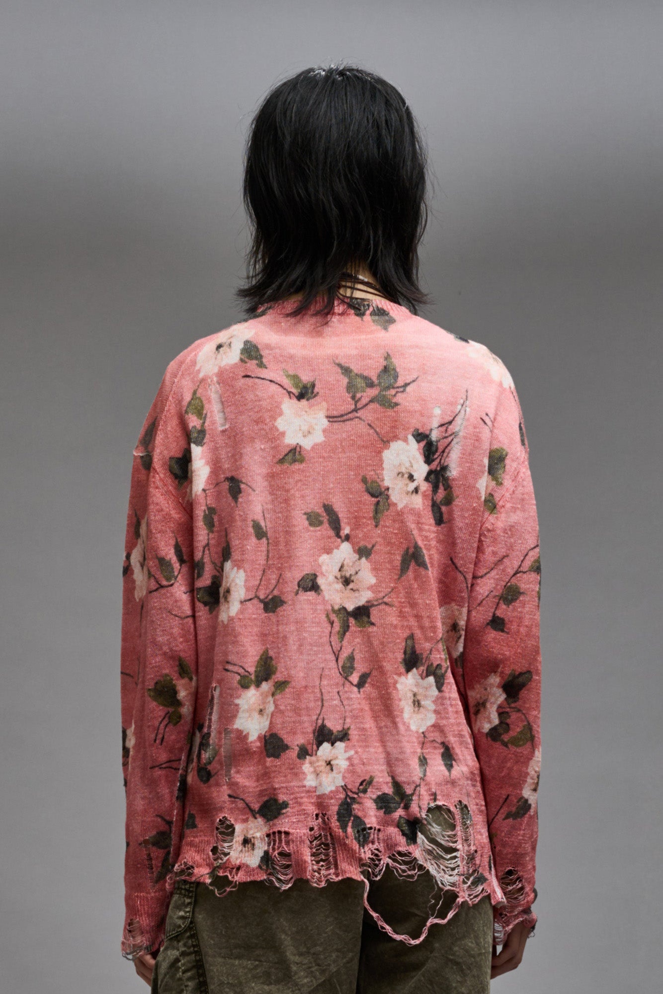 BOYFRIEND CARDIGAN - RED FLORAL - 7