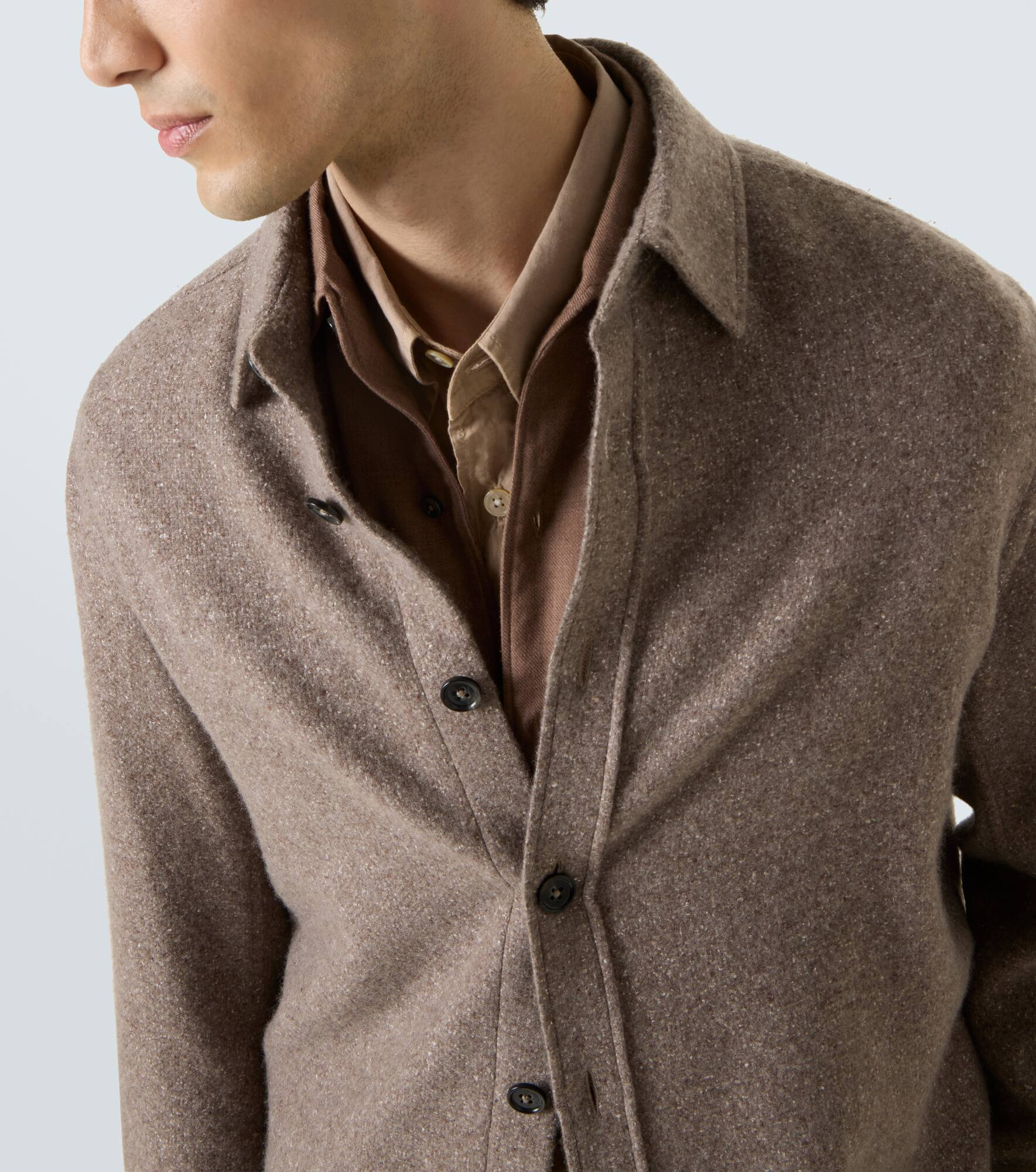 Cashmere and silk overshirt - 6