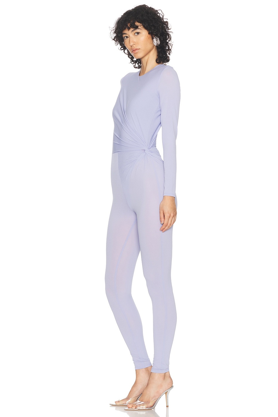 Long Sleeve Twist Catsuit - 3