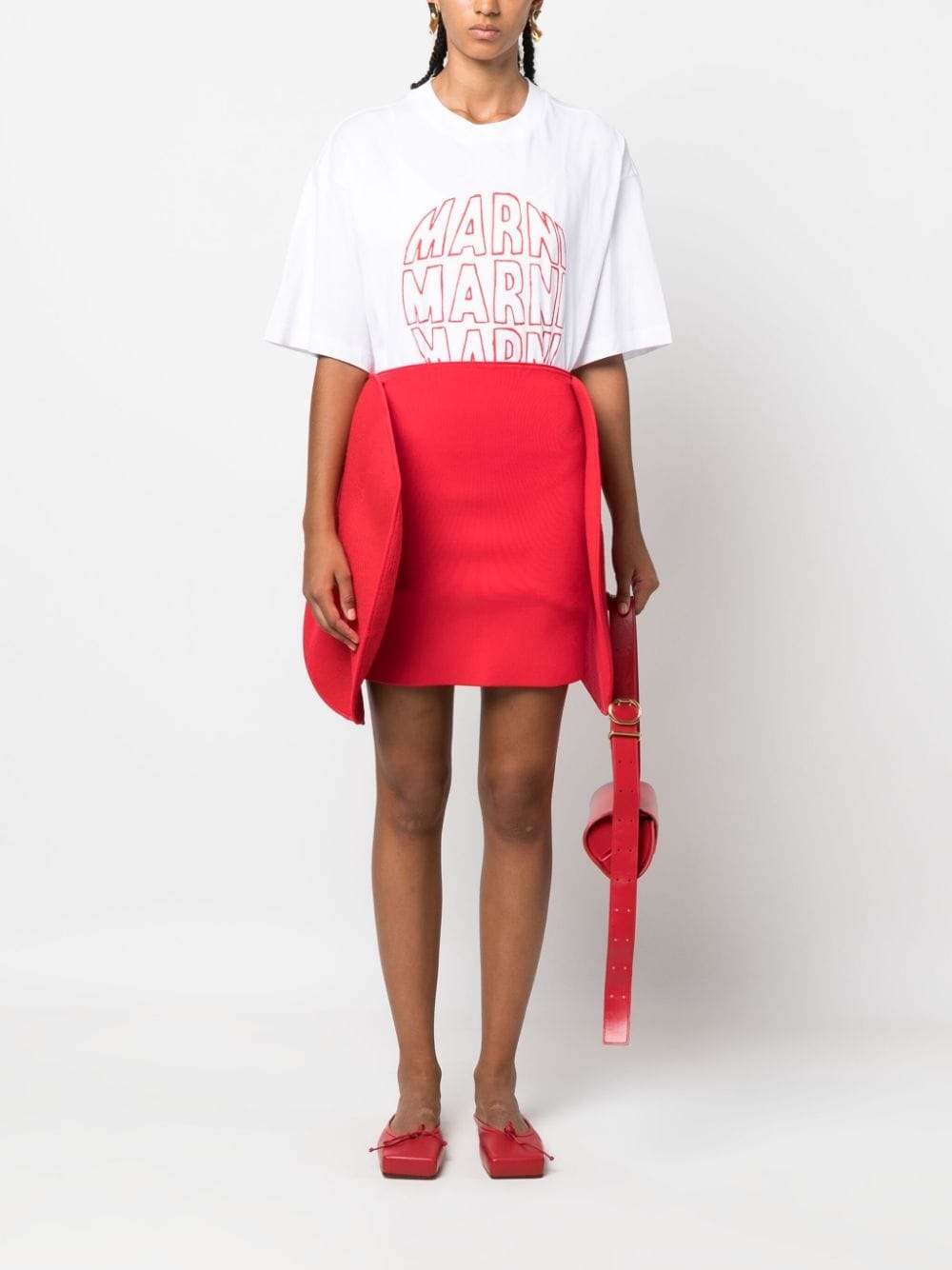 logo-print cotton T-shirt - 2