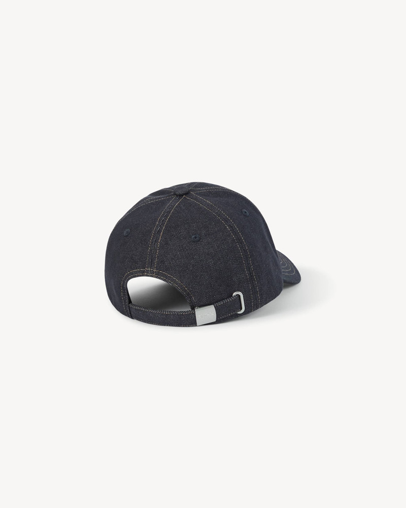 KENZO 'KENZO Tulip' embroidered cap in denim-like twill outlook