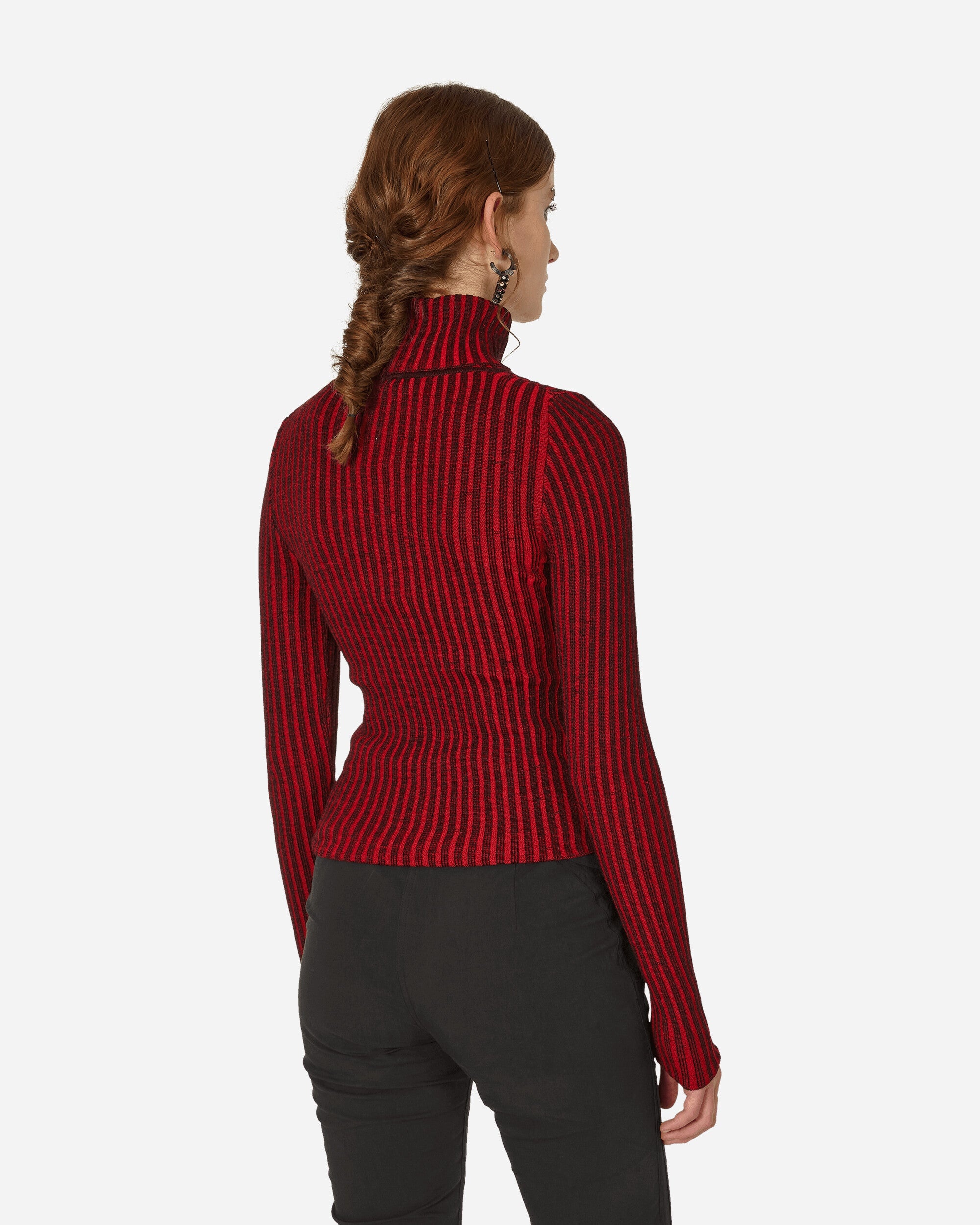 Smiley Flower Top Black / Red - 3