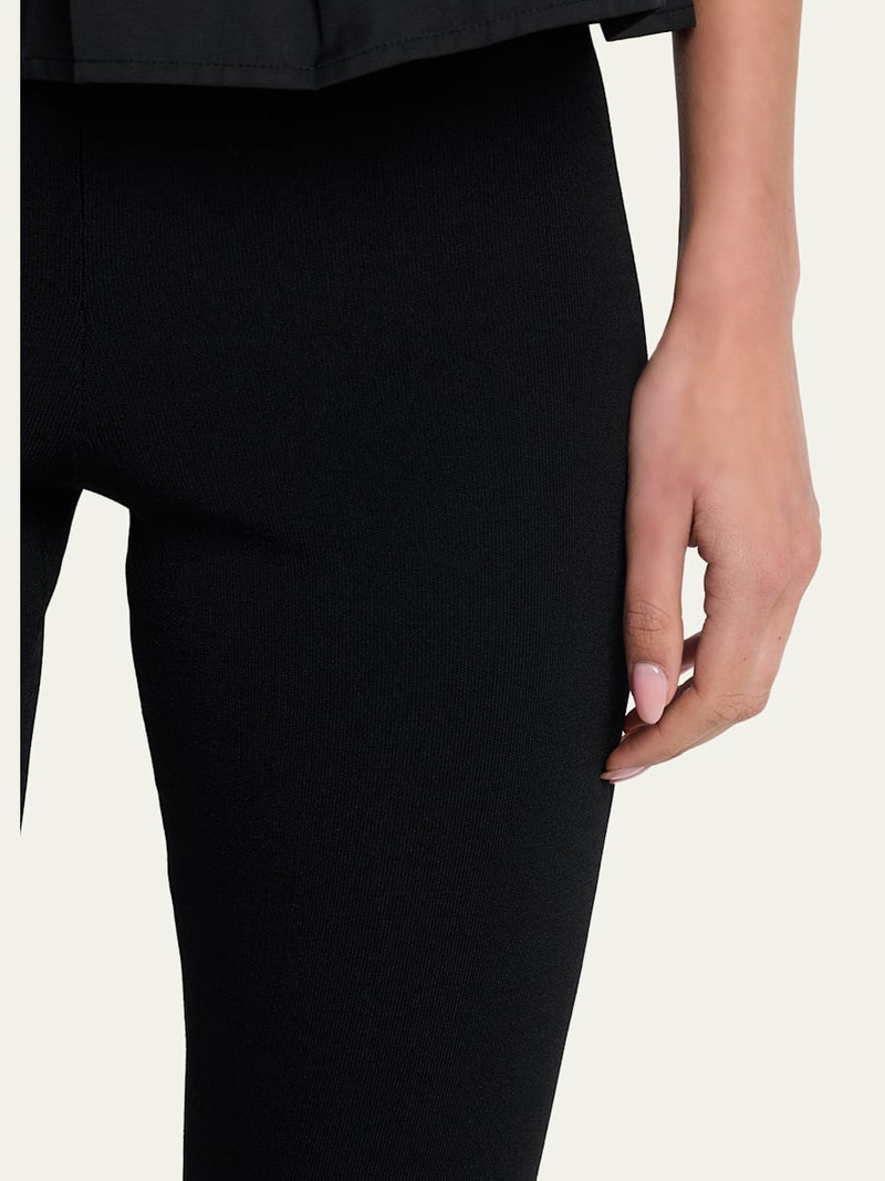 Seraphine Eyelet Knit Capri Leggings 5