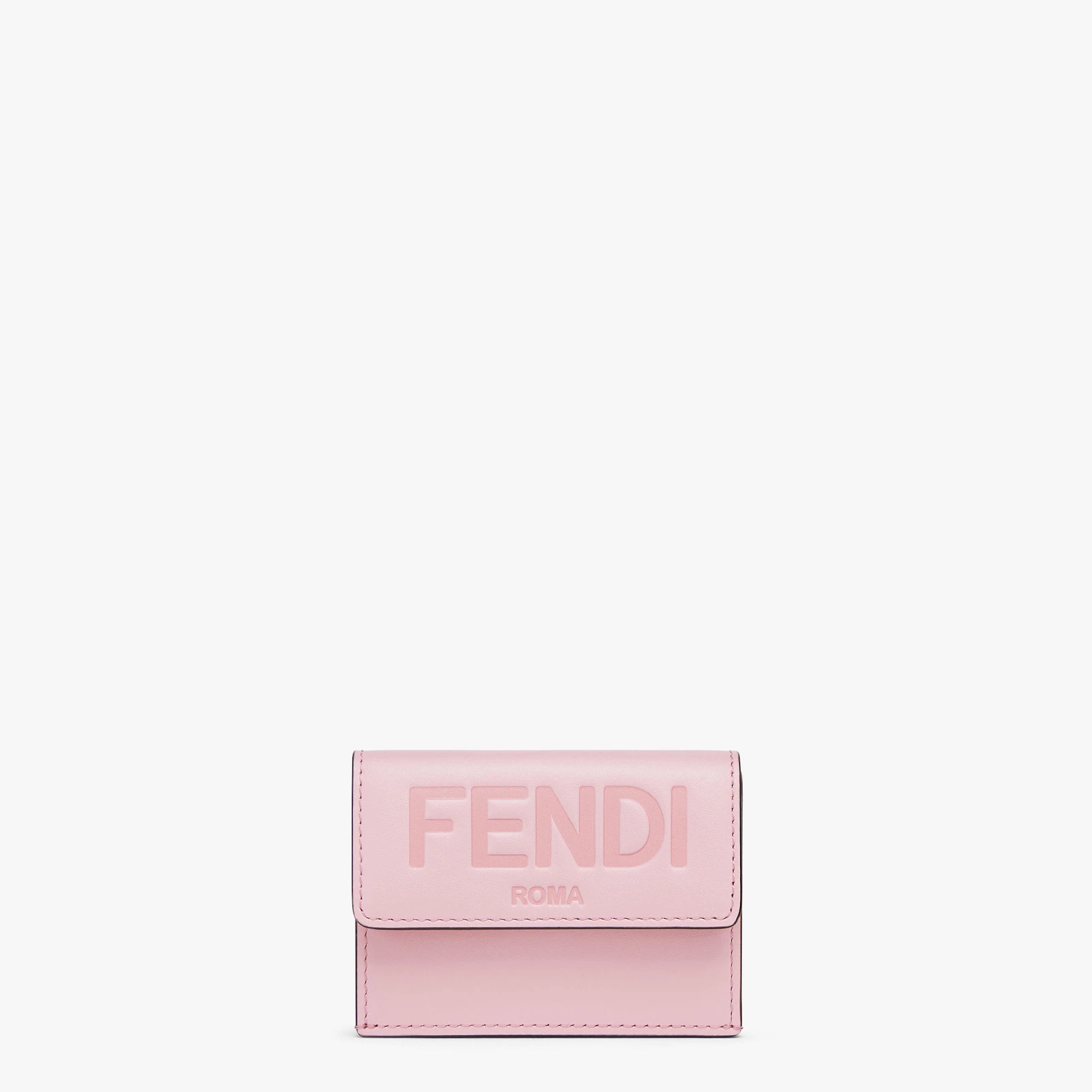 Pink leather wallet - 1