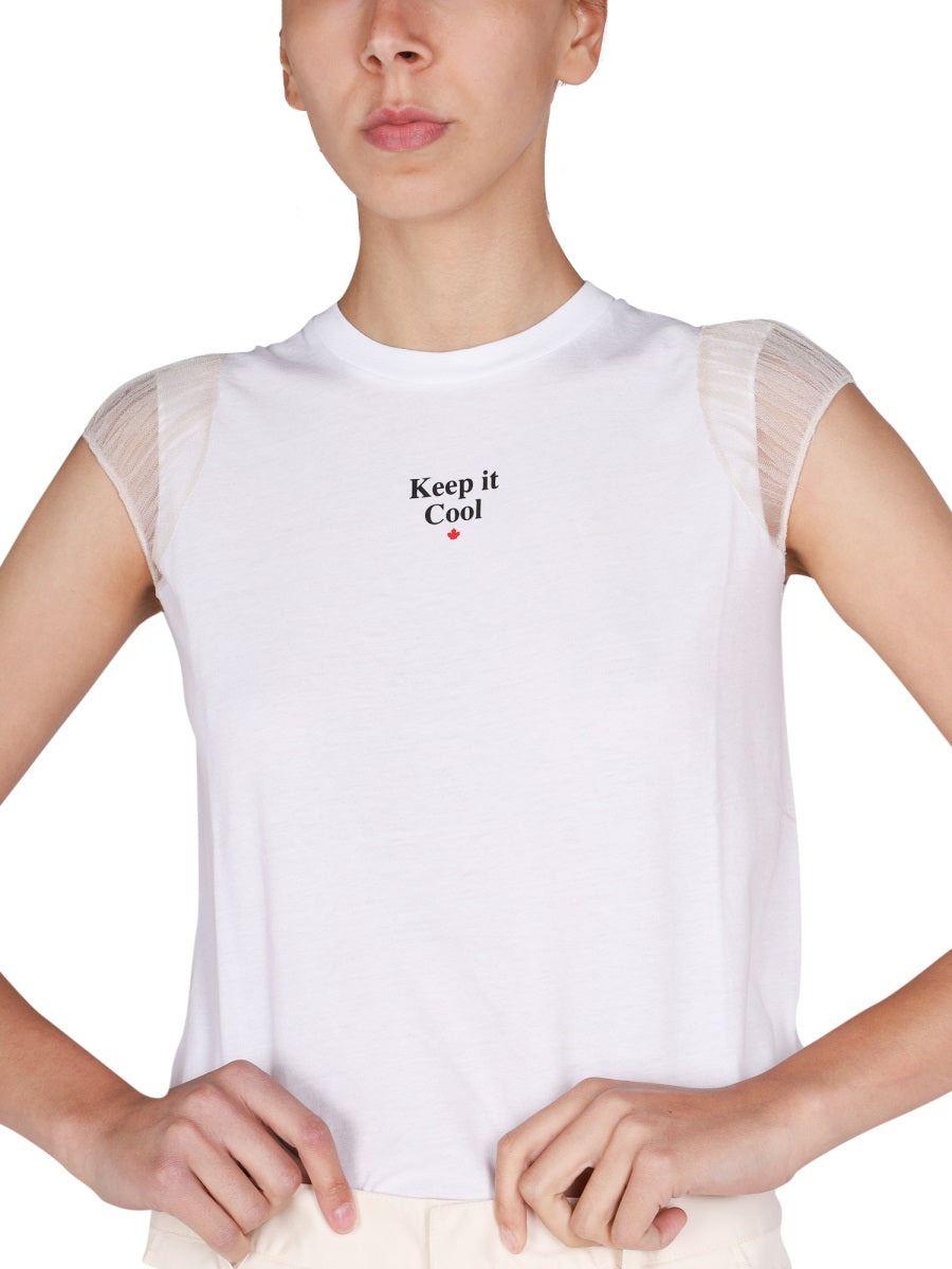 Dsquared Women Logo Print T-Shirt - 4