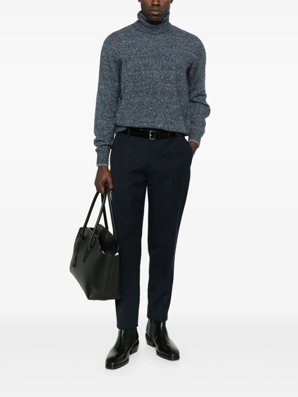 Brunello Cucinelli Men Turtle-Neck Sweater - 2
