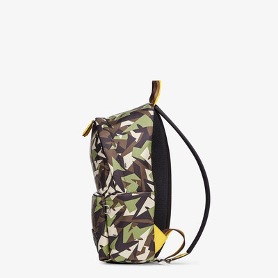 FENDI Green nylon backpack outlook