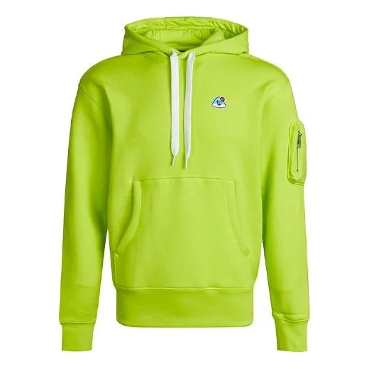 Nike Men's Sportswear Airmoji Ft W Cartoon Patch Sports Hooded Pullover For Green DA8738-389 - 1
