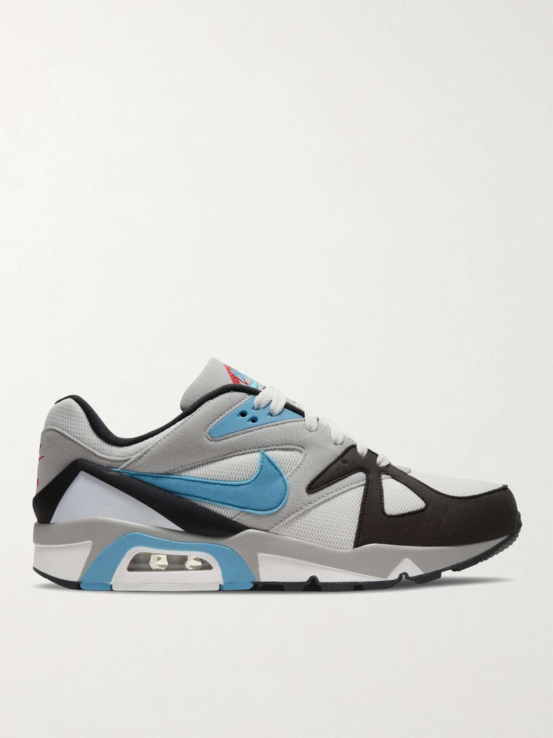 Air Structure Triax 91 OG Rubber-Trimmed Mesh and Suede Sneakers - 1