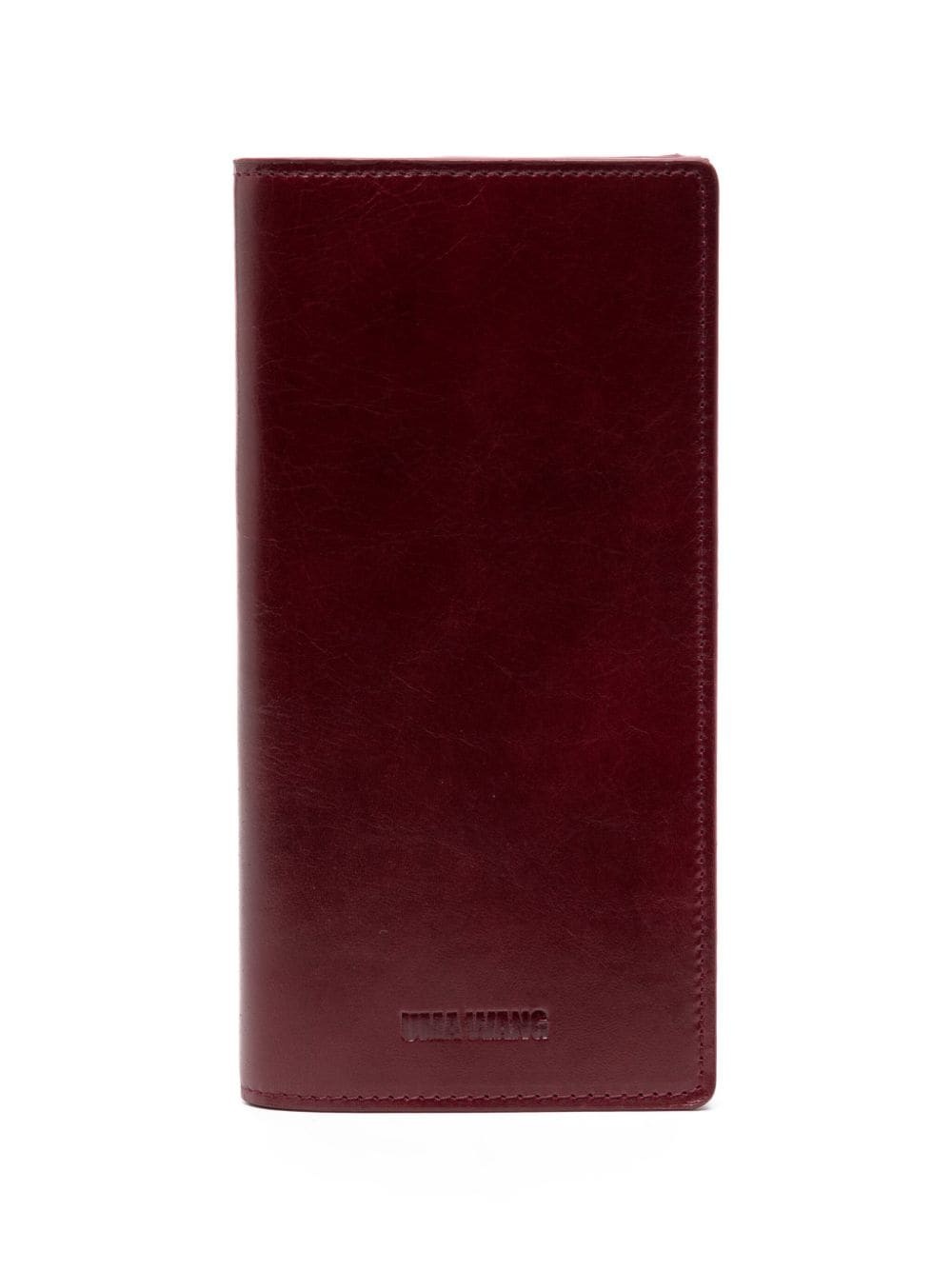 logo-debossed leather wallet - 1