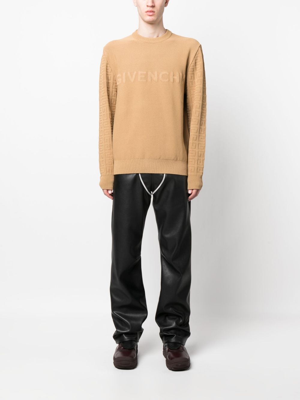 embossed-logo sweatshirt - 2