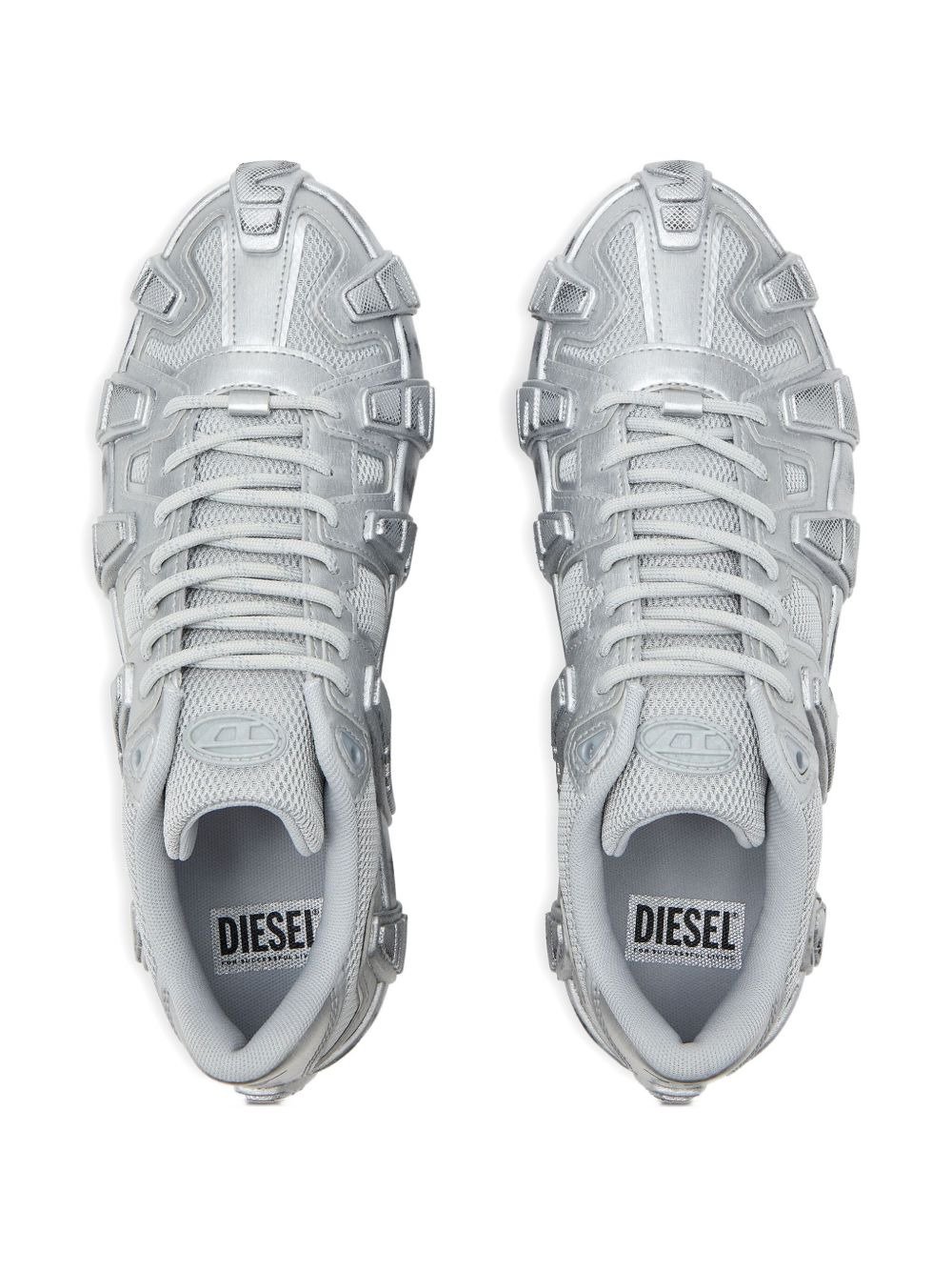Griffe metallic mesh sneakers - 3