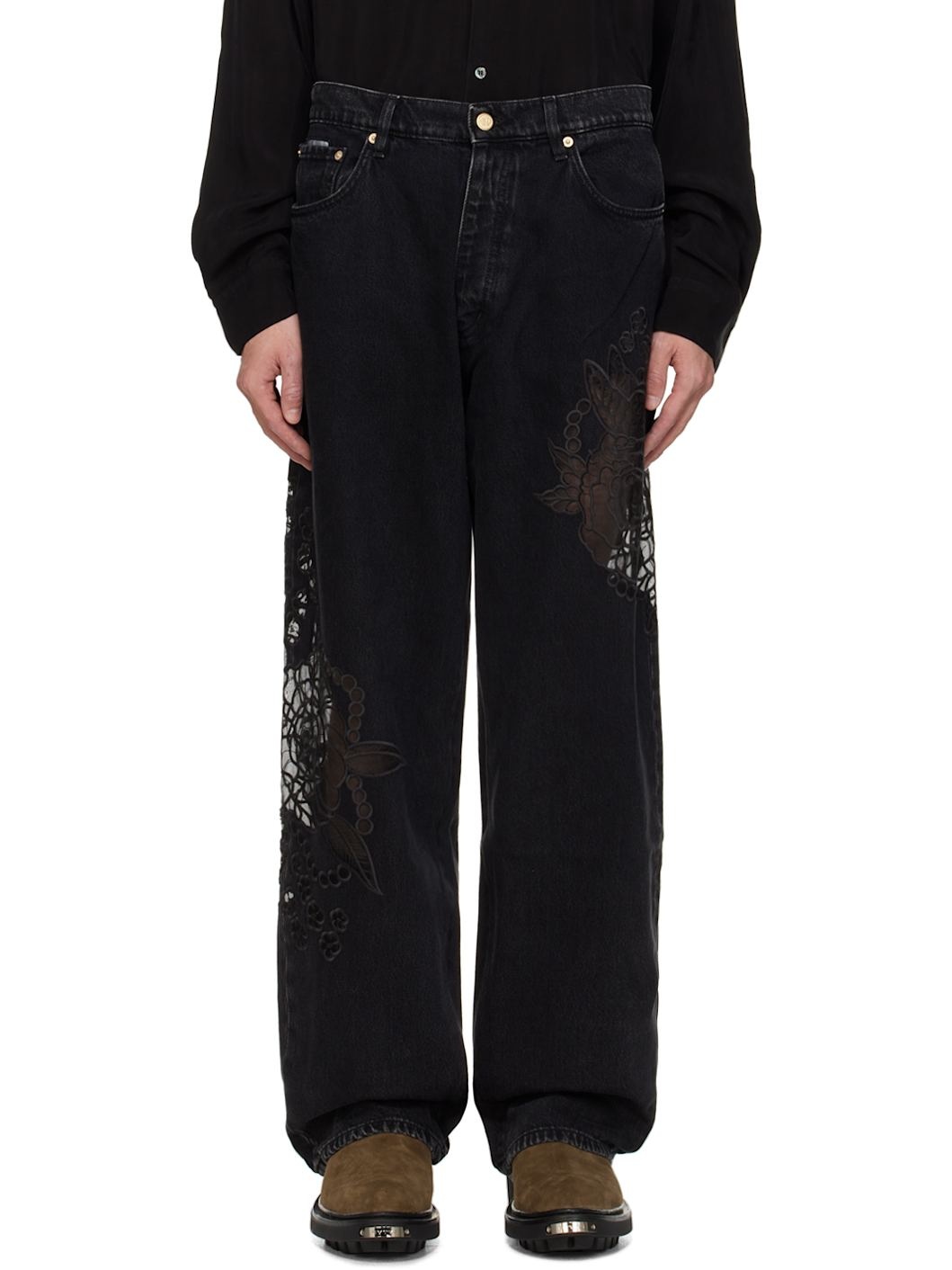 Black Benz Jeans - 1