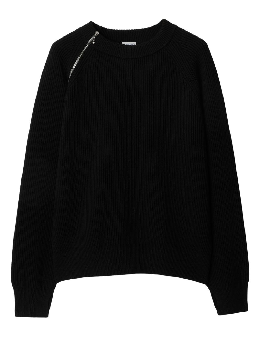 zip-detail wool jumper - 6