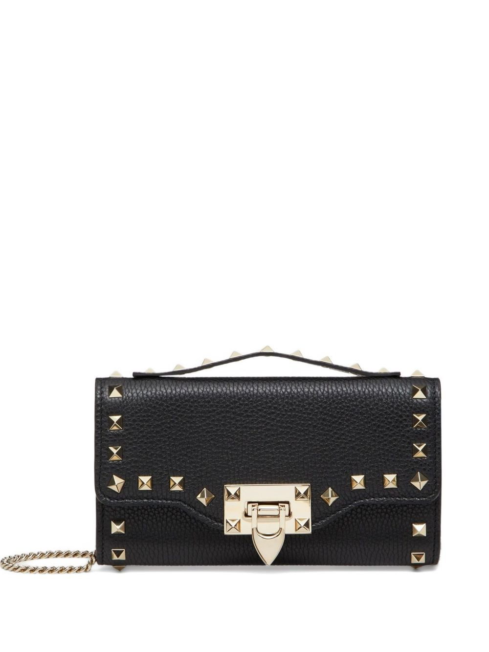 Rockstud leather crossbody bag - 1