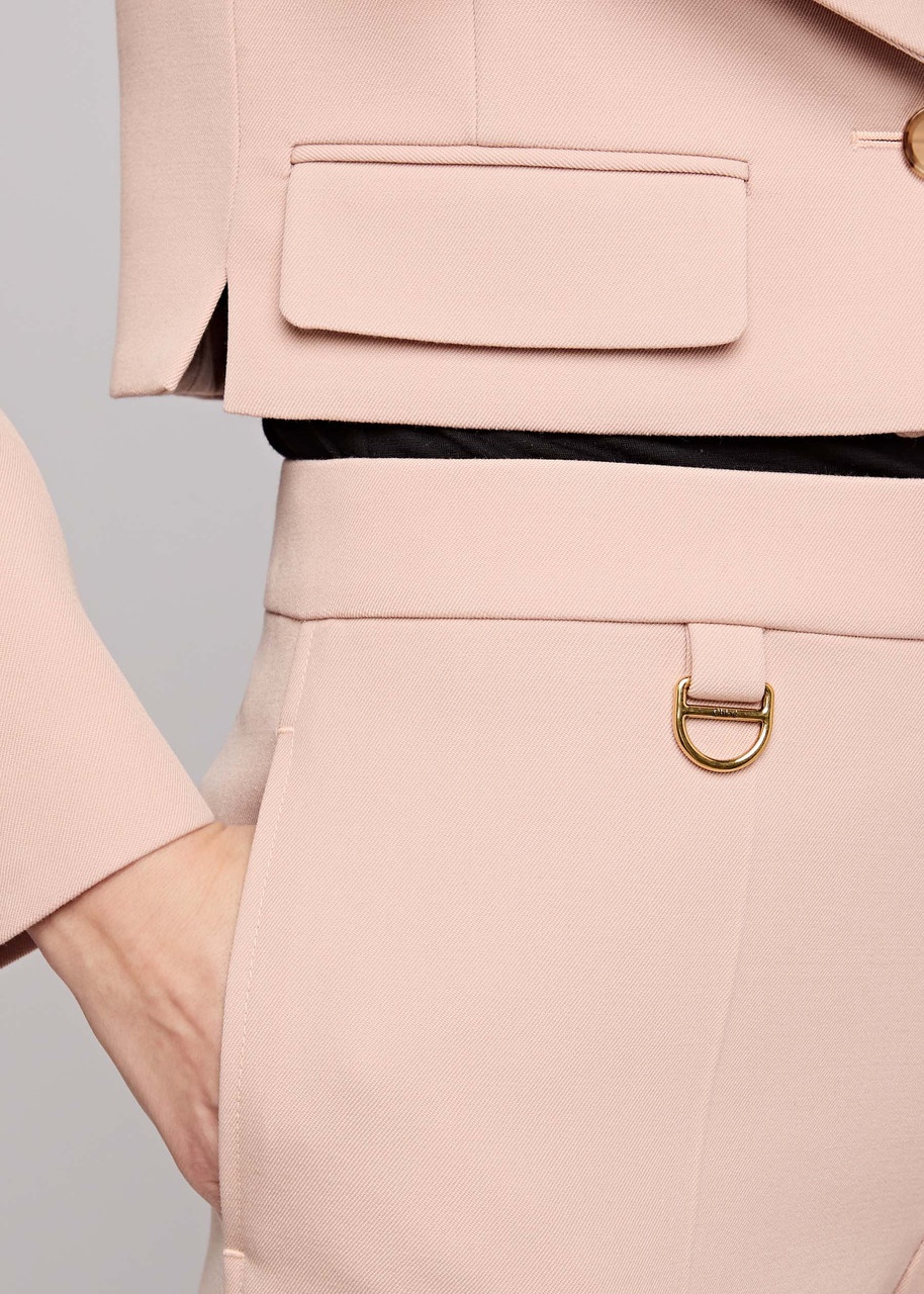 Chloe Wide-leg Wool Trousers - 5