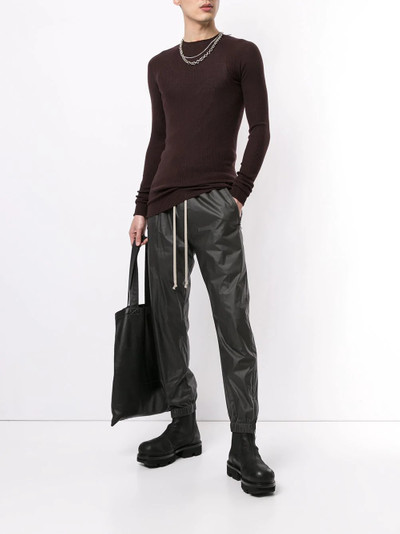 Rick Owens ribbed-knit wool jumper outlook