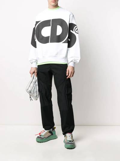 GCDS oversized logo sweatshirt outlook