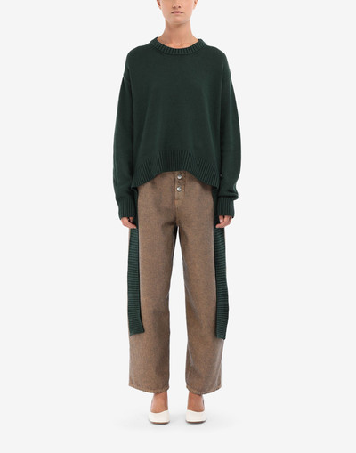 MM6 Maison Margiela Loose rib sweater outlook