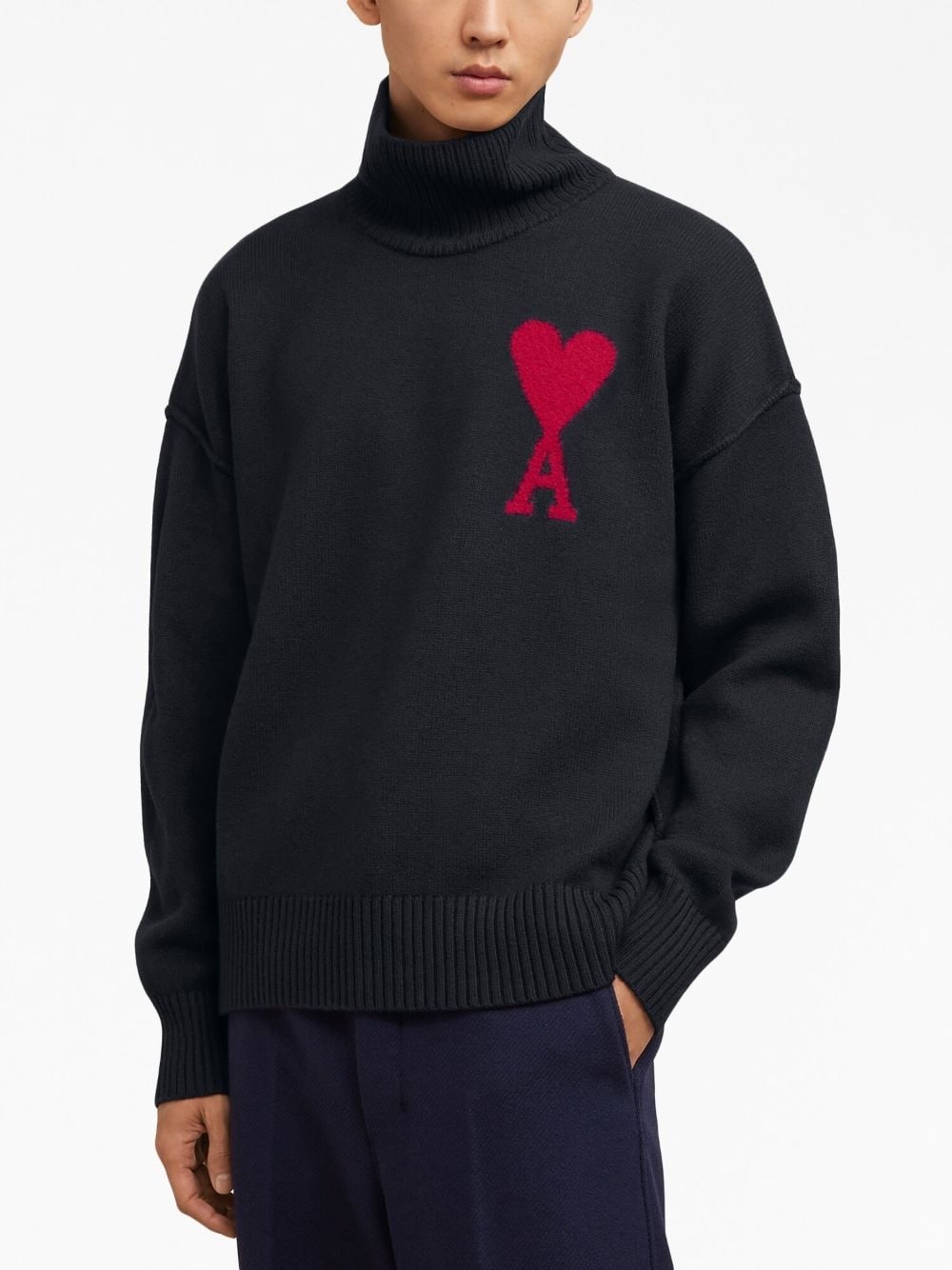 Ami de Coeur high-neck  jumper - 4