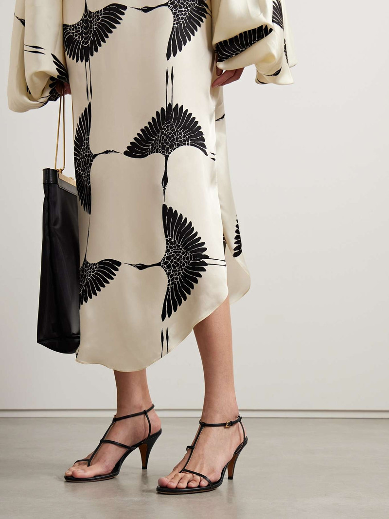 KHAITE Jones leather sandals outlook