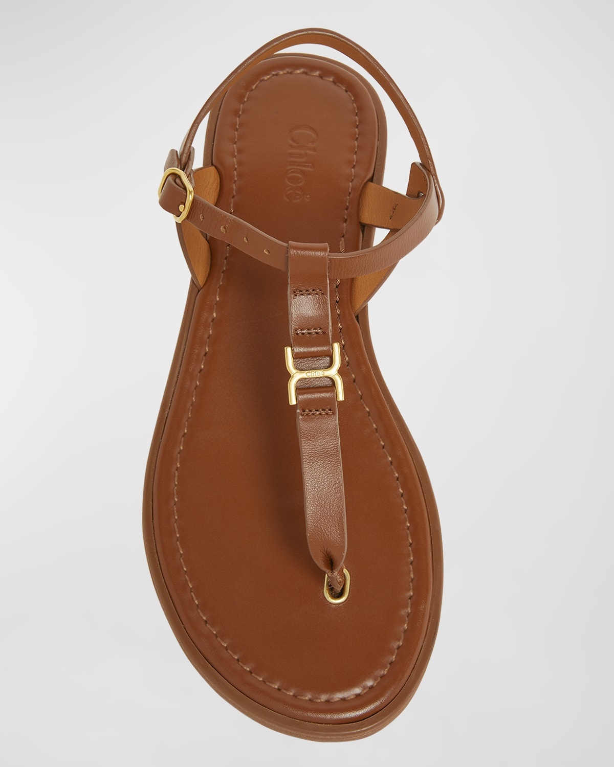 サンダル・ミュール Chloe 'Marcie' Brown Flat Thongs Sandals Chloé Marcie Sandal | Chloé