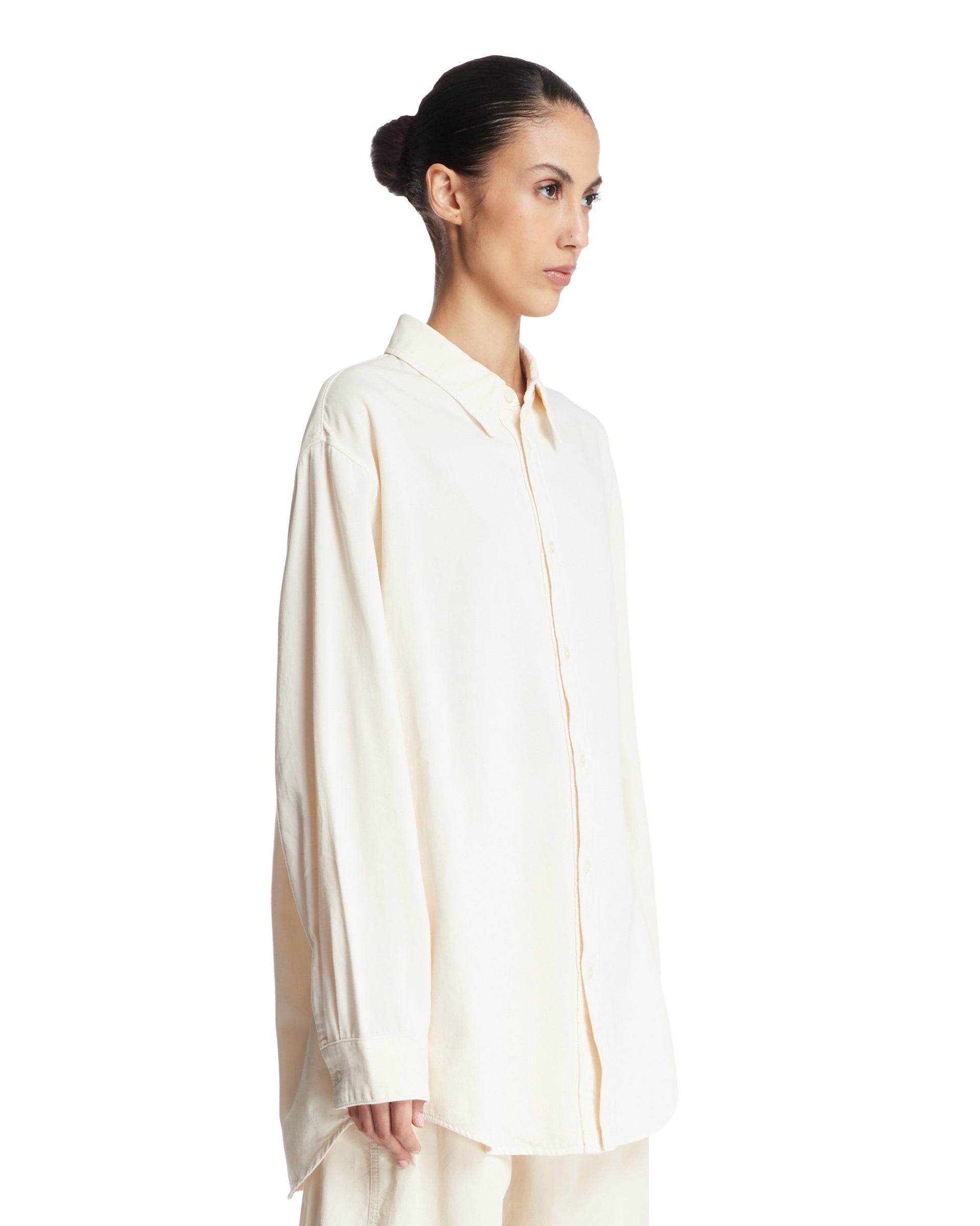 White Oversized Shirt - 4