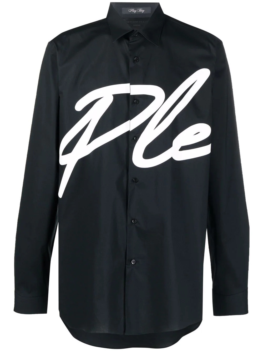 logo-signature print shirt - 1