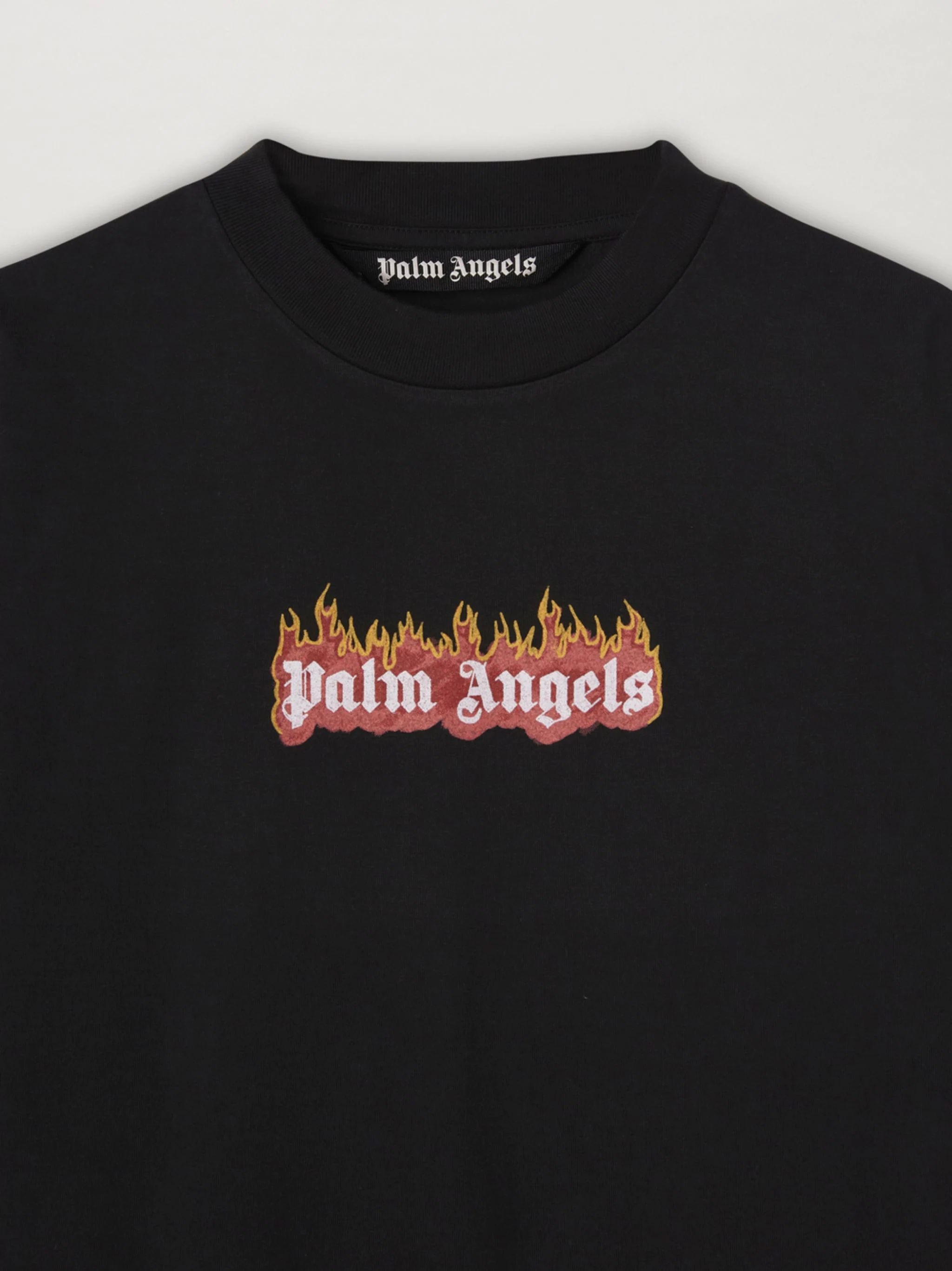 GARMENT DYE BURNING LOGO CLASSIC TEE - 8