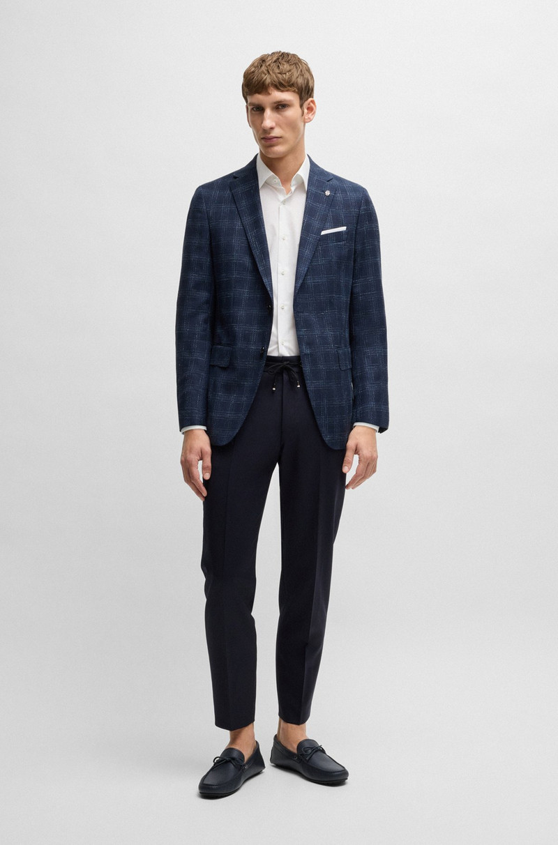 BOSS GRAINED-LEATHER MOCCASINS WITH DRIVER SOLE outlook