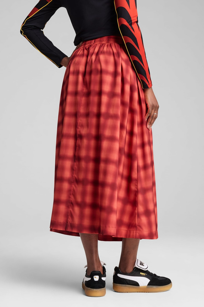 ROAD TO UNITY Women's Woven Midi Pleated Skirt 6