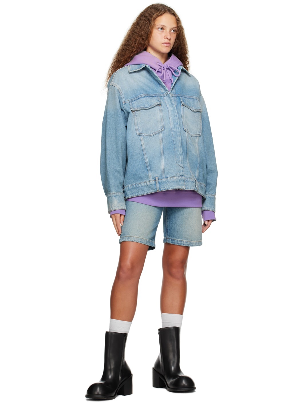 Purple Globo Hoodie - 4