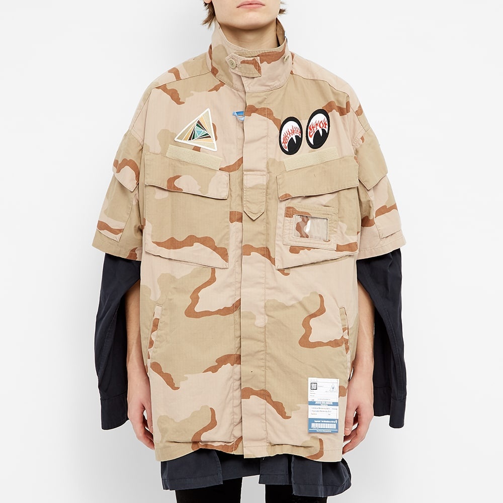 Maison MIHARA YASUHIRO Double Face Camo Overshirt - 4