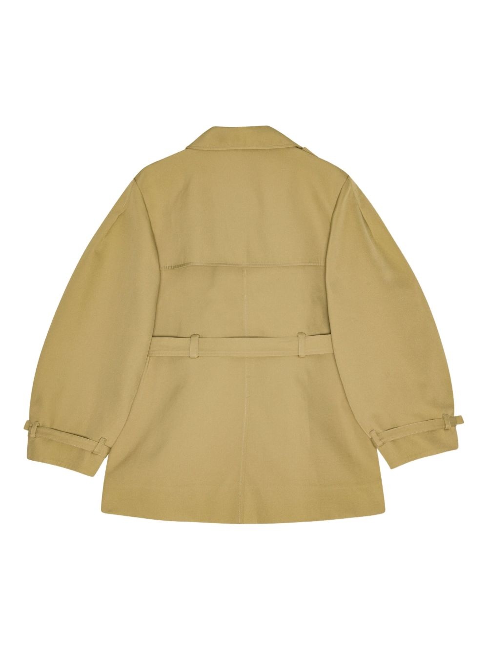 balloon-sleeve trench coat - 6