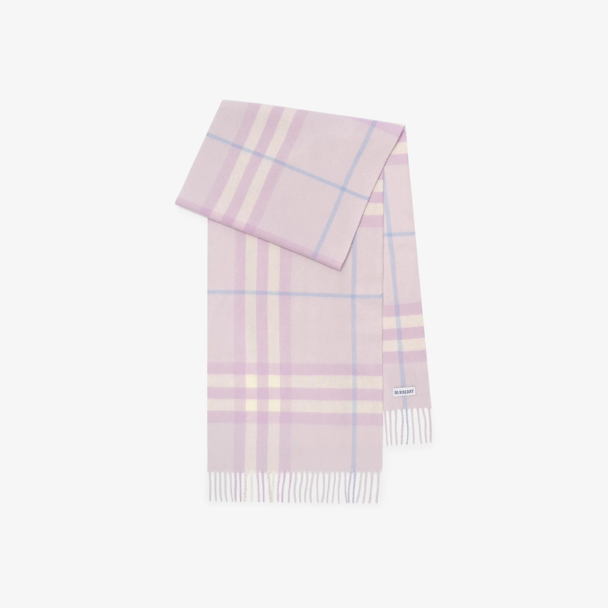 Check Cashmere Scarf - 1