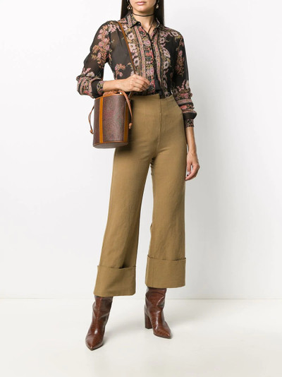 Etro floral-print silk blouse outlook