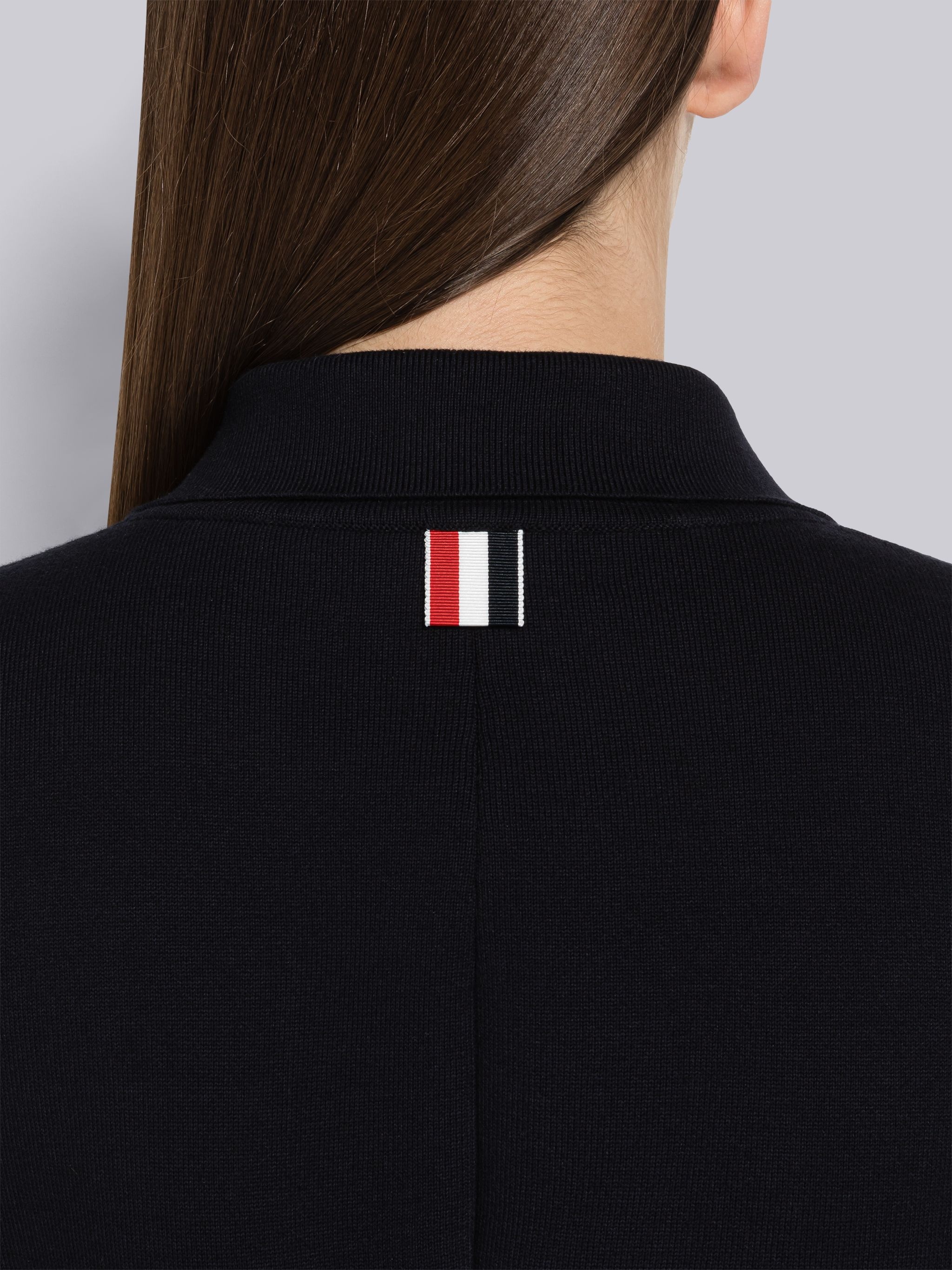 Double Face Cotton Bow Armband Pencil Dress - 6
