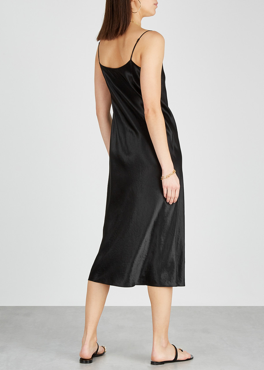 Hammered satin slip dress - 3