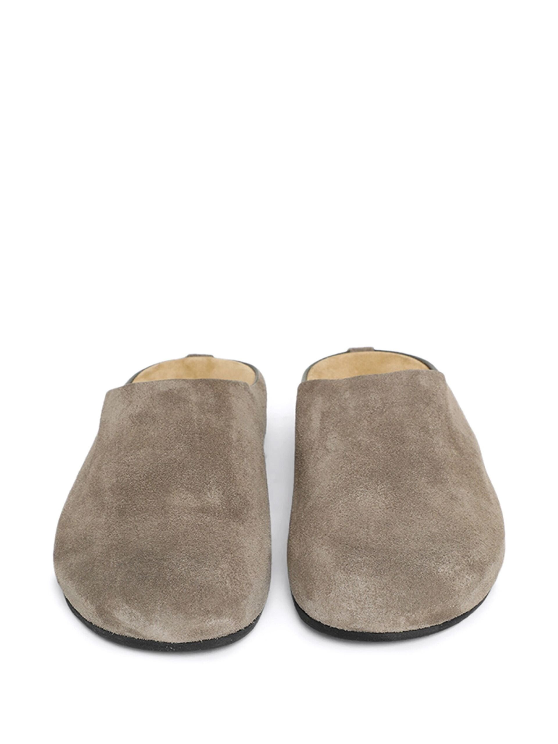 Beige Hugo Suede Mules - 2